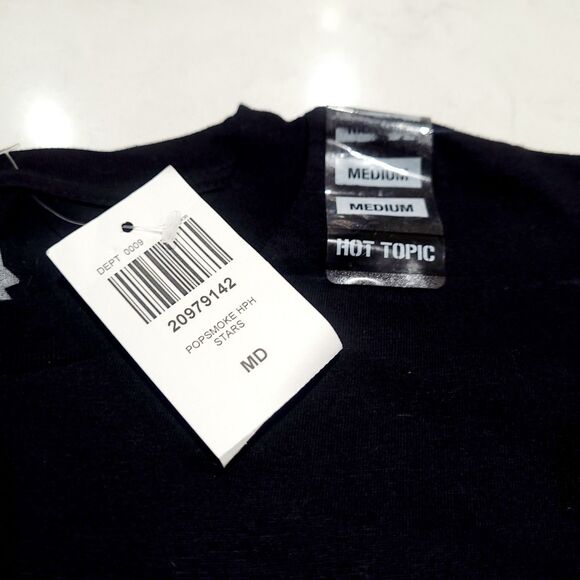 NWT Pop Smoke Shoot For The Stars Aim For The Moon Album Shirt Mens Size Medium - Picture 6 of 8